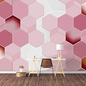 Wall Mural Abstract Geometric Pattern Removable Wallpaper Wall Sticker for Bedroom Living Room - 66x96 inches