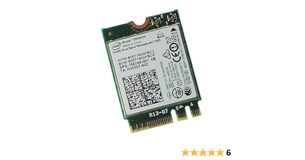 Amazon Com Intel Wireless Ac 7265 7265ngw 7265ac 867mbps 2x2 Ngff Pcie Bluetooth Wlan Card Computers Accessories