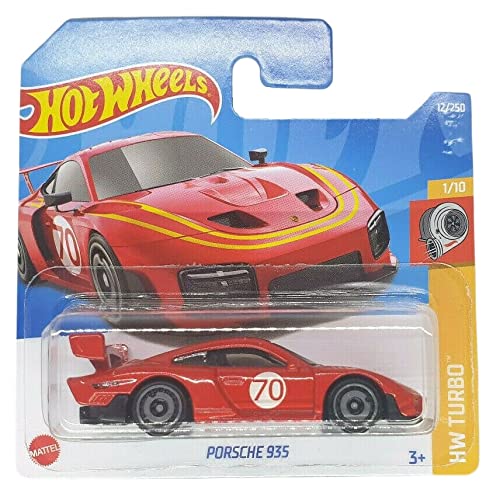 Hot Wheels - Porsche 935 - HW Turbo 1/10 - HCT16 - Short Card - Red - Mattel 2022