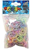 Rainbow Loom Mixed Glow in The Dark Bands, Pastel