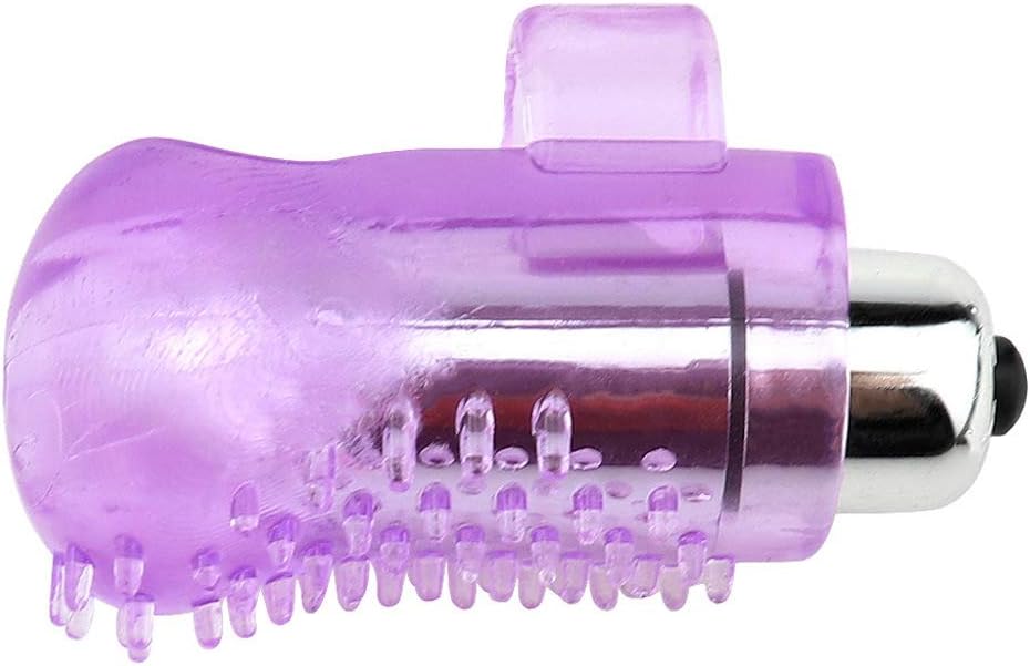 Dihouse Purple Finger Wand Ma'ssa-ger Waterproof Handheld Portable Personal Powerful Mini Vi'bra-tor