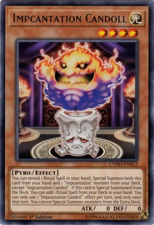Yu-Gi-Oh! - Impcantation Candoll - CYHO-EN012 - Rare - 1st Edition - Cybernetic Horizon