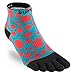 Injinji Women's Run Lightweight Mini-Crew Socks (X-Small/Small, Spots)