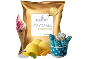 AussieBlends Sorbet Mix, Vegan Dairy Free Ice Cream Mix for Sorbet Maker | Soft Serve, Rolled Ice Cream, Gelato, Liquid Nitrogen Ice Cream, and Scooped Ice Cream Base | 1-Pack, Imported