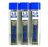 Kokuyo Campus Mechanical Pencil Lead, 1.3mm, HB (PSR-CHB13N), 16 Leads &times;3 Pack/total 48 Leads (Japan Import) [Komainu-Dou Original Package]