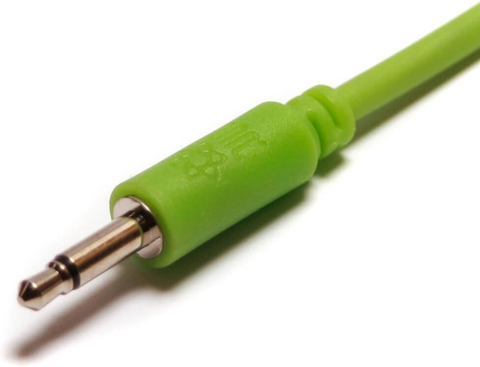 Glow in the Dark Patch Cables! 5 Pack by Synthrotek - 12 in 3.5mm Eurorack Mono