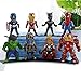 Boenxin Marvel Avengers Titan Hero Series Exclusive-Iron Man、Hulk、Thor、Spider-Man、Captain America、Hulkbuster、Thanos、Black Panther 8 Figure Set/Car Decoration