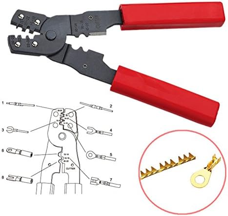Multi functional HS-202B Portable Hand Crimping Tool Plier Terminals Crimpper