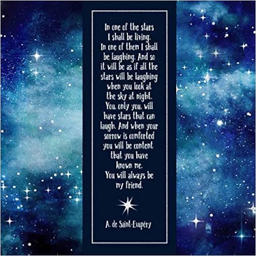 Celebration Of Life Quotes For Funeral Amazon - In One Of The Stars: The Little Prince Quote Funeral Guest Book -  Celebration Of Life Sign In - Memorial Service Guestbook Blanko - In Loving  Memory Remembrance Condolence Book -