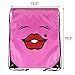 BeeGreen Emoji Party Supplies Favors Bags Drawstring Goodies Bags for Kids Girls Boys Birthday Party Gifts (Emoji Pink)