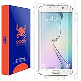 Galaxy S6 Edge Screen Protector + Full Body, Skinomi® MatteSkin Full Skin Coverage + Screen Protector for Galaxy S6 Edge Anti-Glare and Bubble-Free Shield - Lifetime Warranty