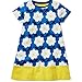 Girls Casual Dress Cartoon Cotton Kids Appliques Unicorn Dress 2-7T