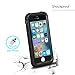 FITFORT iPhone SE Waterproof Case, Ultra-thin Extreme Durable Underwater Case,Shock,Dust,Snow Proof Full Sealed Perfectly Fit iPhone 5/5S/SE(Black)
