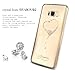 Galaxy S8 Plus Case, Diamond Crystals from Swarovski, Hard PC Transparent Bling Sparkly Back Phone Case for Samsung Galaxy S8 Plus 6.2 Inch