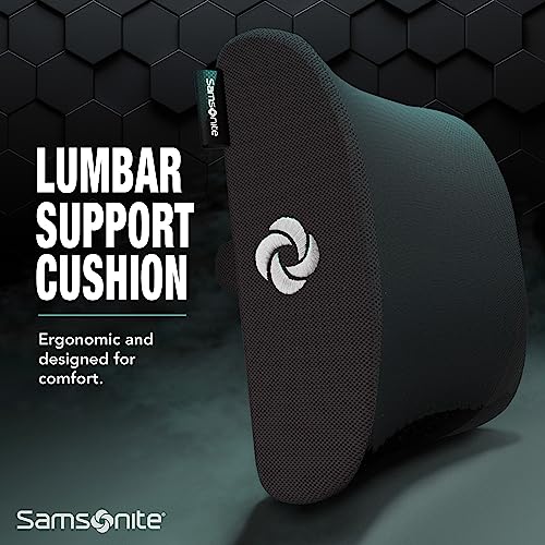 SAMSONITE Lumbar Support Pillow For Office Chair and Car Seat