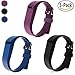 For Fitbit Flex Bands with Buckle, Austrake Replacement Wristband For Fitbit Flex Silicone Strap and Clasp for Women Men Kids 3 Packs