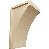 Ekena Millwork CORW03X03X06LWRW Small Lawson Wood