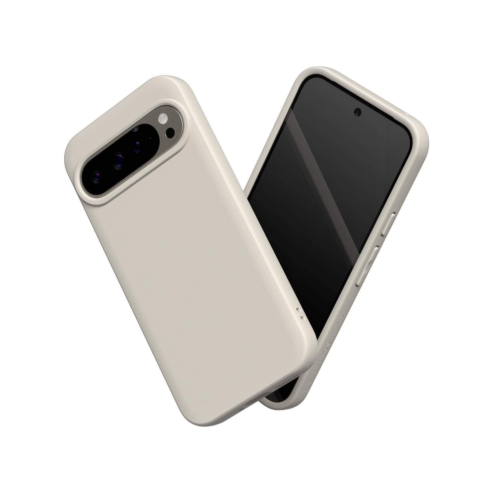 RHINOSHIELD Case Compatible with [Pixel 9 Pro XL] | SolidSuit - Shock Absorbent Slim Design Protective Cover with Premium Matte Finish 3.5M / 11ft Drop Protection - Shell Beige