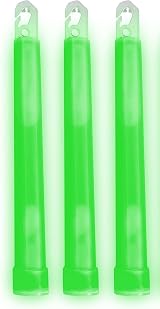 Z&N Trading Cyalume Green 6" SnapLight 12Hr Glow Sticks Military Grade - 3 Pack view 2
