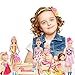 JANYUN Total 135pcs - 20 Pack Clothes Party Gown Outfits for Dressing up Barbie Dolls+ 115 Pcs Dolls Accessories Doctor Tools Shoes Bags Necklace Mirror Hanger Tableware Dogs