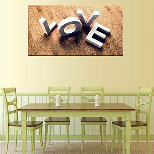 Canvas Wall Art Romantic Love Painting Print - 20\