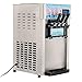 VEVOR Ice Cream Machine Commercial 5.3 to 7.4Gal per Hour Soft Serve with LED Display Auto Clean 3 Flavors Perfect for Restaurants Snack Bar, 1200W