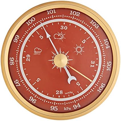 2-3/4" Orange Barometer Insert