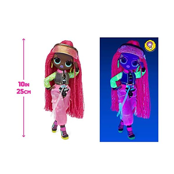 LOL Surprise OMG Dance Dance Dance Virtuelle Fashion Doll with 15 Surprises, Designer Clothes, Magic Blacklight, Fashion…