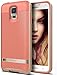 Galaxy S5 Case, Caseology [Wavelength Series] Slim Ergonomic Ripple Design [Coral Pink] [Modern Grip] for Samsung Galaxy S5