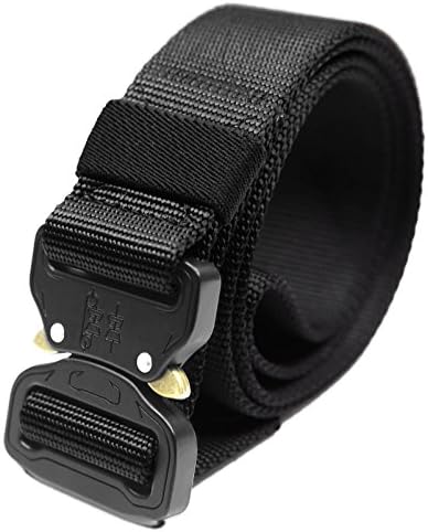 Tactical Waist Riggers Battle Belts for Men &amp; Women Quick Release 1000D Nylon Webbing 1.5" Wide Military Police Training