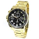 Invicta Men's 17416 I-Force 18K Gold Ion-Plated Stainless Steel Watch