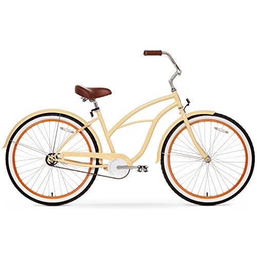 sixthreezero Women's 1Speed 26Inch Beach Cruiser Bicycle, Scholar