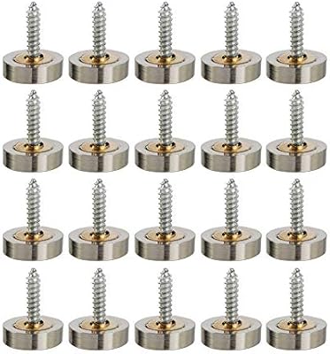 Mellewell 20 Pcs Screw Covers Decorative Caps Solid Construction
