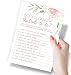 Printed Party Floral Bridal Shower Games, Set of 5 Games, 50 Sheets Each, Bridal Shower Games and Wedding Anniversary Activities, Includes Marriage Advice Cards and Emoji Game, 5 x 7 Inches