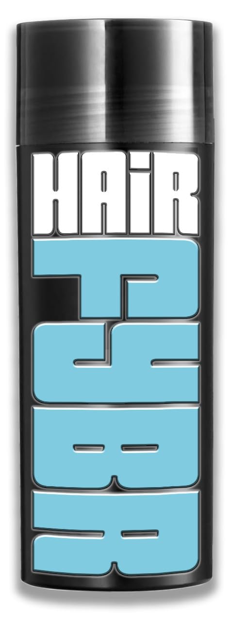 HairFybrCo Hair Building Fibers, Premium Quality Fibre Hair Powder Hair Fibres - Hair Loss Concealer for Men and Women - Bald Spots & Thinning Hair (Black)