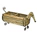 SIGNALS Wooden Dachshund Flower Planter - Indoor/Outdoor Dog Barrel Container Holds Plants, Decor and Household Goods