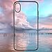 RANVOO iPhone Xs Case/iPhone X Case, Clear Crystal Ultra Thin Slim Fit Soft TPU Flexible Case with Chrome Bumper Rubber Cover [Support Wireless Charging] for iPhone Xs/iPhone X 5.8
