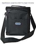 GreEco 18 Can Cooler Bag, Lunch Box Bag, Insulated Picnic Bag, Black