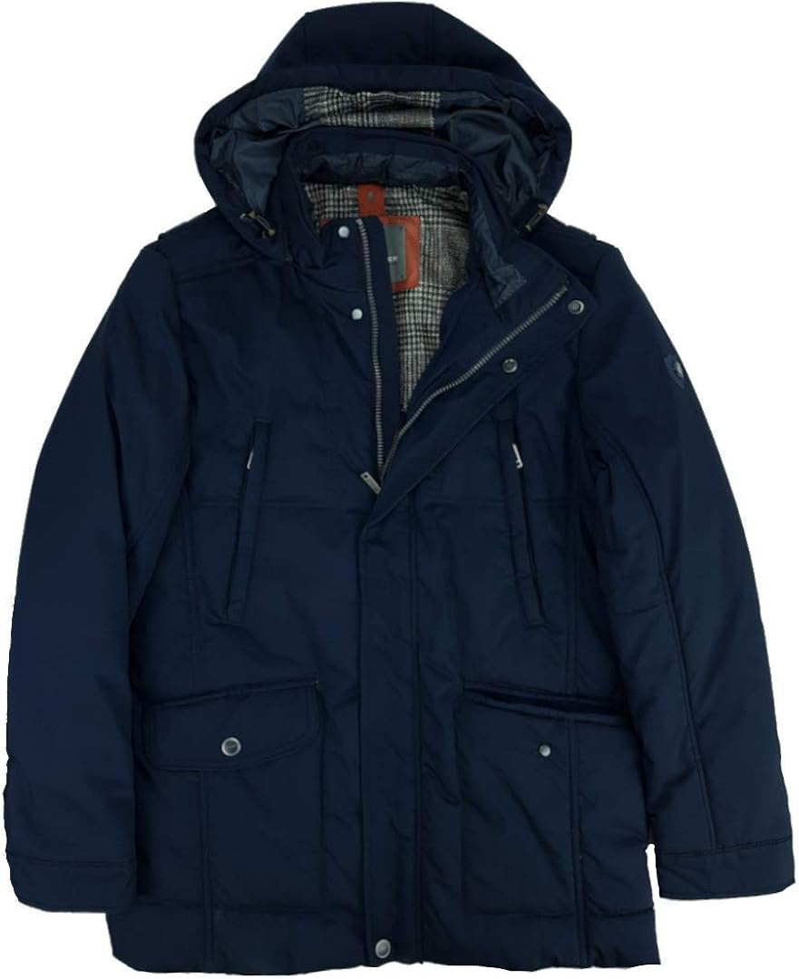 Giubbotto Uomo Sea Barrier Invernale - Impermeabile, Pile, Taglie Forti Fino 6XL, Blu/Nero - Foto 9