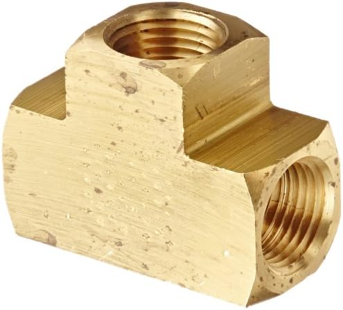 Eaton Weatherhead 3700X8 Brass CA360 Fitting, Tee, 1/2"NPT Female