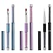 Makartt 3Pcs UV Gel and Liner Brush Set, Poly Nail Gel Brush, Nail Art Painting Flat Brush Round Brush Liner Brush Manicure Tool Q-06