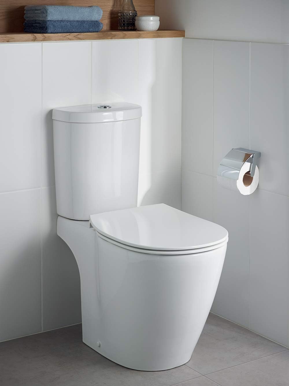 Toilet Seat - Ideal Standard Concept or Connect Original Slim Toilet Seat, E772501, White, Slim Standard Close - Image 5