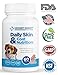 Mednet Direct Dog Supplements for Healthy Skin and Coat - Pet Vitamins & Minerals -Great for Joint Support, Allergies, Itchy Hot Spots, Digestion - 60 Chewable Tablets Bacon Flavor