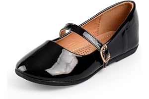 NOVA FOOTWEAR Nova Utopia Toddler Little Girls Dress Ballet Mary Jane Bow Flat Shoes