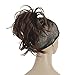 Lydell Adjustable Messy Style Ponytail Hair Extension Synthetic Hair-Piece with Jaw Claw Amzing Shape For You #30 Auburn Medium reddish brownthumb 4