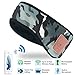 Rotibox Lightweight Sweatproof Bluetooth Headband Headphone Headset Earphone Audio Running Headband Speakerphone w/Stereo Speaker & Microphone Hands-Free Gym Exercise Sports - Urban Camouflage