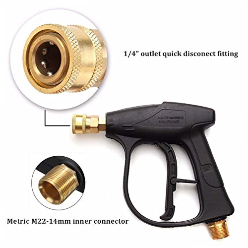 MATCC Foam Cannon Gun 3000 Psi High Pressure Washer Foam Wash Gun Car