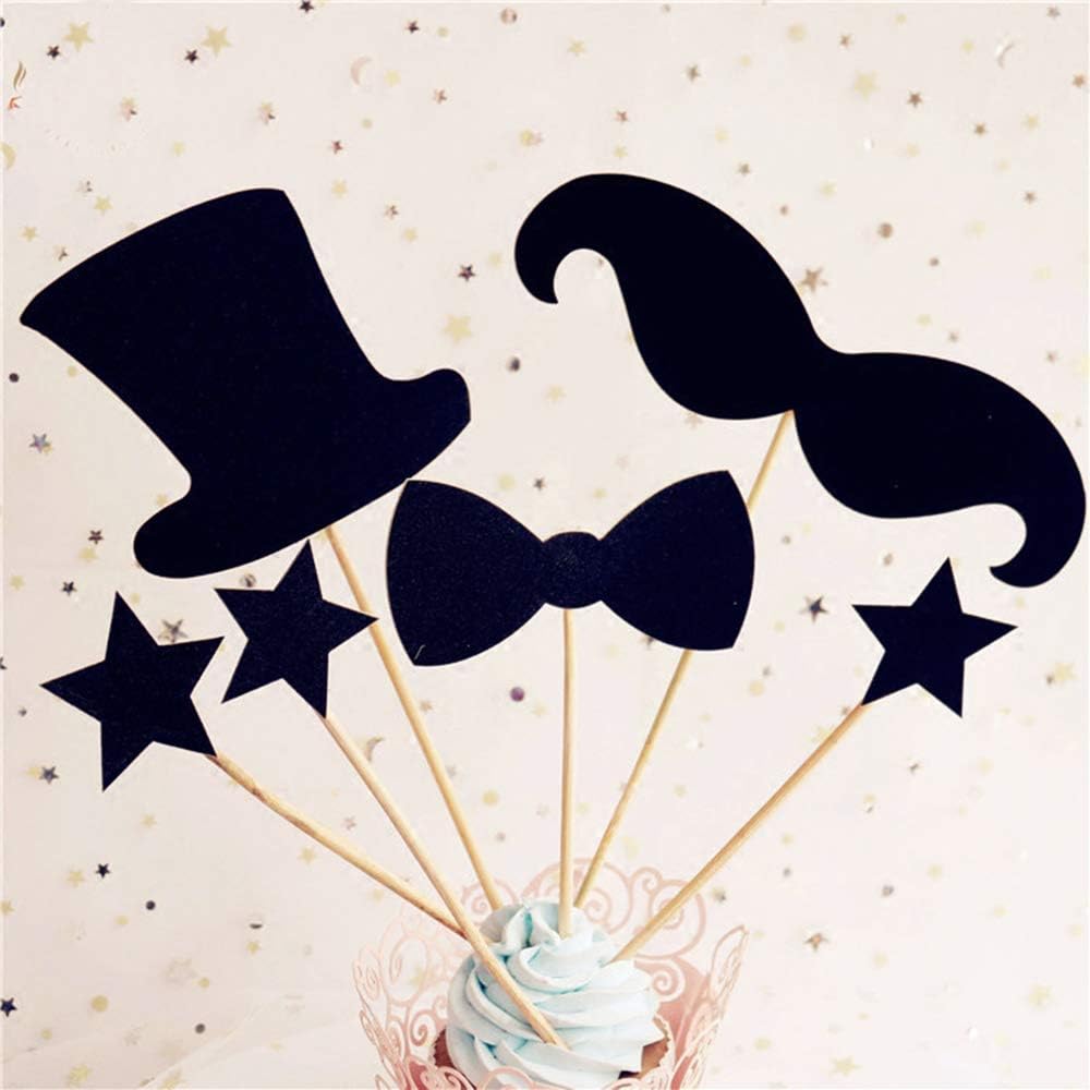 Decoracion Para Tartas Juland 30 Paquetes Feliz Cumpleanos Torta Topper Papel Cupcake Topper De Pastel Versatil Y Duradero Decoraciones Para Pasteles De Fiesta De Cumpleanos Para Adultos Hombres Ninos 6 Estilos En