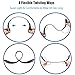Bluetooth Headset Headphones Rymemo Newest Lightweight Wireless Stereo Music Earphones Vibration Sport Neckband Style Earpiece w/Microphone for Cellphone,Grey-Black