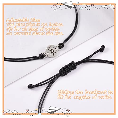 YELUWA 10/20 Pcs Graduation Gift For Him/Her, 2025 College Master Doctor Collège Graduation Bracelet Adjustable Adventure Begins Compass Bracelet For Colleagues Class Friend Son Daughter Girl